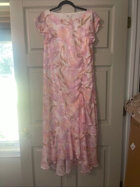 Cato Pink Peach Floral Maxi Dress